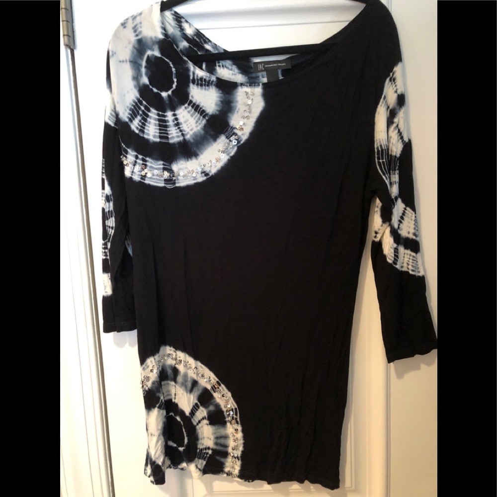 INC International concepts tie dyed top